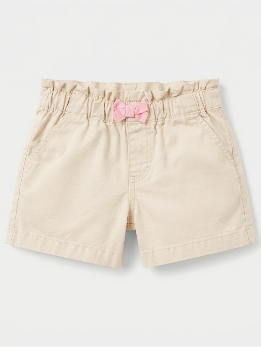 🦦5/$10🦦 CIRCO Toddler Girl's Khaki Shorts Size 5T Pull-On Casual Beach Shorts